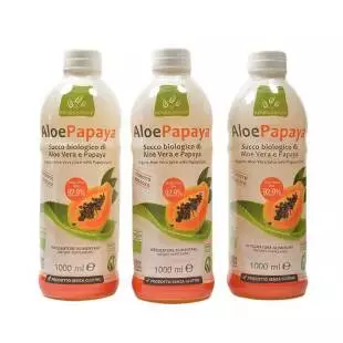 Succo biologico di Aloe Vera e Papaya – 3 L
