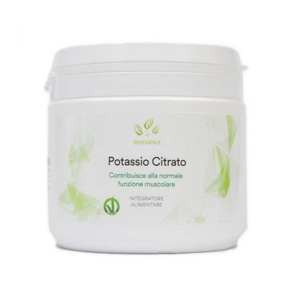 Potassio Citrato 500 g 250 GIORNI DI INTEGRAZIONE Benessence Potassio Citrato 500 g 250 GIORNI DI INTEGRAZIONE Benessence