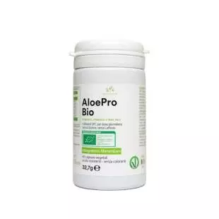 Aloe Vera Bio, Probiotika und Präbiotika: AloePro Bio – 60 vegetarische Kapseln