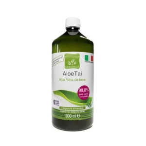 Bottiglia di succo di aloe vera