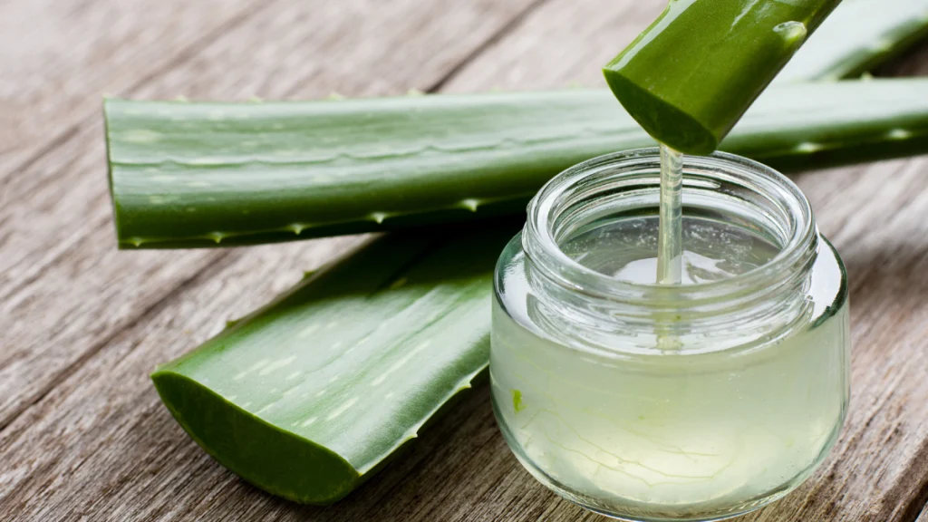 aloe vera sul viso