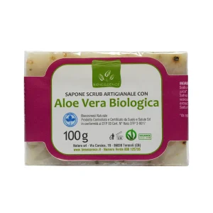 Handmade Scrub Soap with Organic Aloe Vera