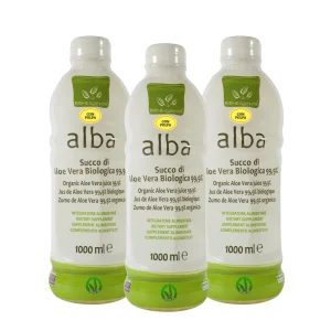 Succo e Polpa di Aloe Vera Biologica da bere al 99,9% - 3L