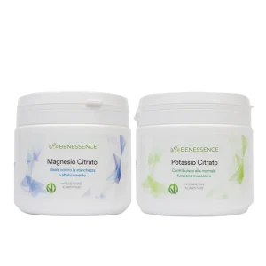 Citrato de potasio y citrato de magnesio en polvo soluble