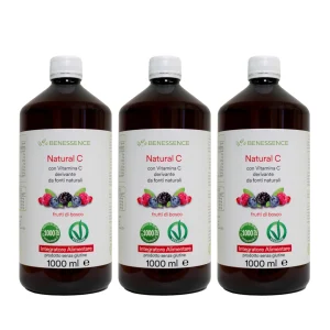 Natural C- Vitamina C de Acerola y Rosa Mosqueta - x 3