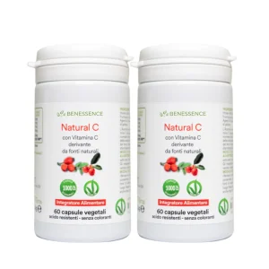 Natural C: cápsulas con acerola y rosa mosqueta - x 2