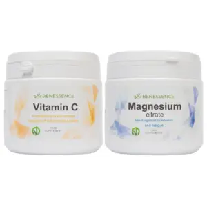 Vitamin C and Magnesium Citrate in soluble powder