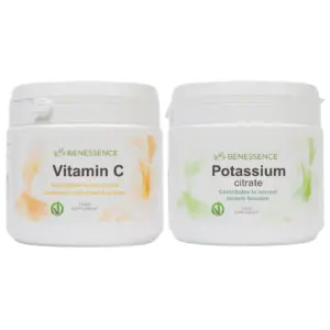 Vitamin C and Potassium Citrate in soluble powder