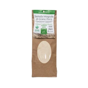 Semola Integrale di Grano Duro Cappelli - 2 kg